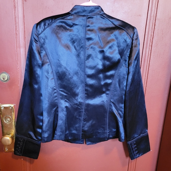 Calvin Klein Jacket 10-Buttoned Midnight Blue Women's Size 10 - Picture 8 of 16